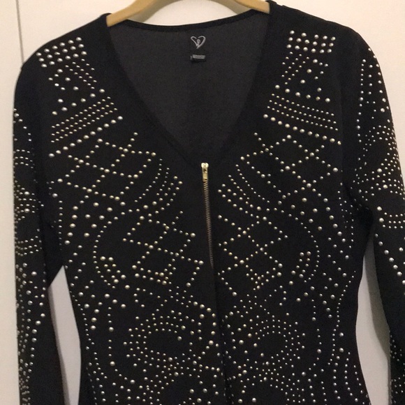Black Jacket with Gold Studding - Picture 2 of 4
